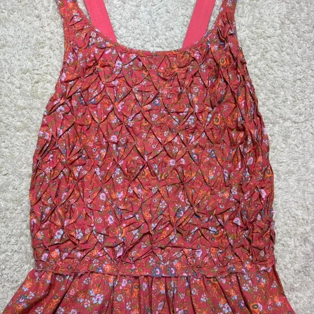 Free People Petunia‎ Mini Dress in Poppy Combo XS NWT